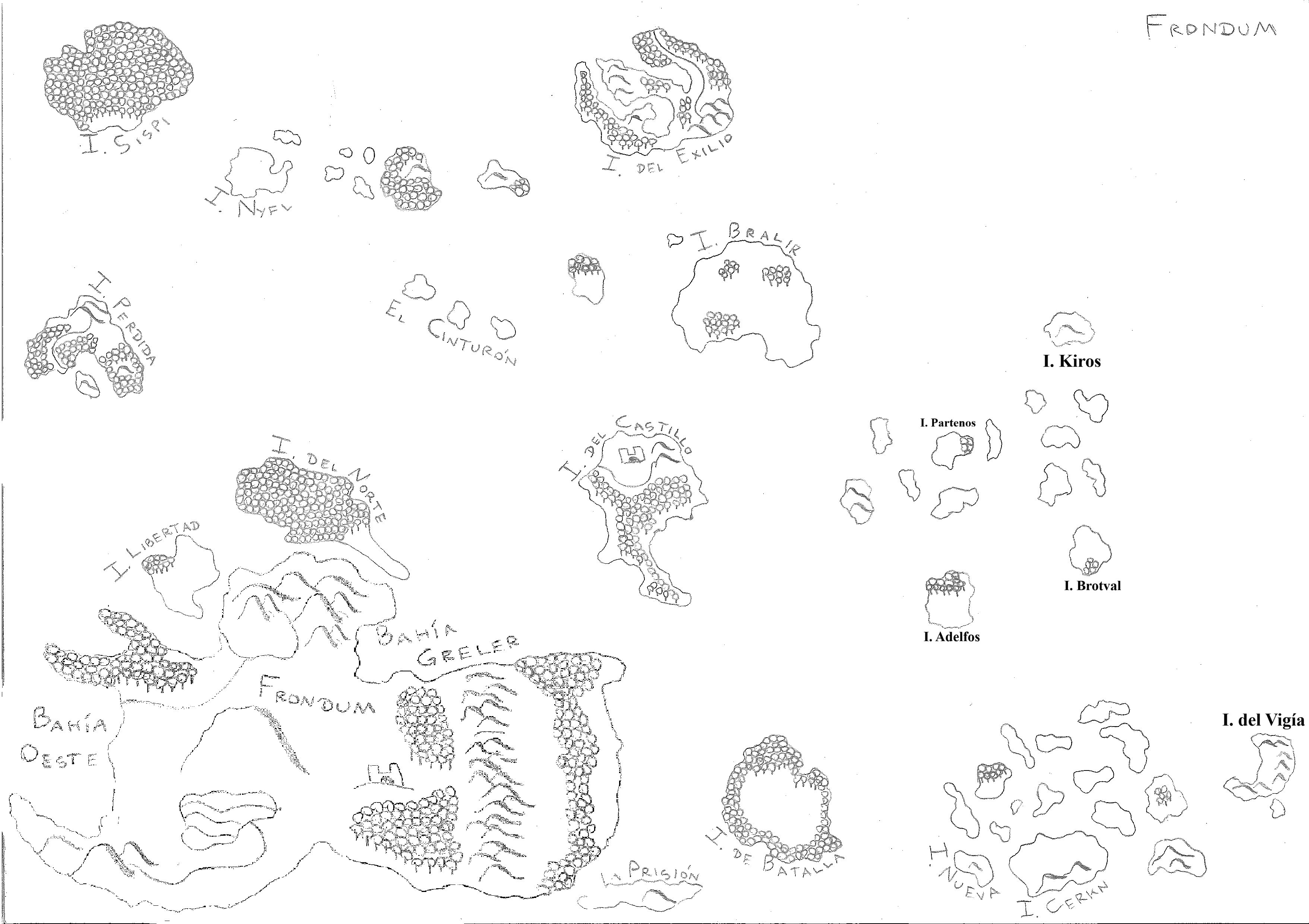 Mapa de Frondum